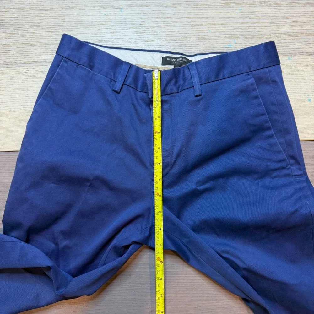 Banana Republic Pants Men 30x30 Tapered Fit Tailoring Performance Smart‎ Preppy